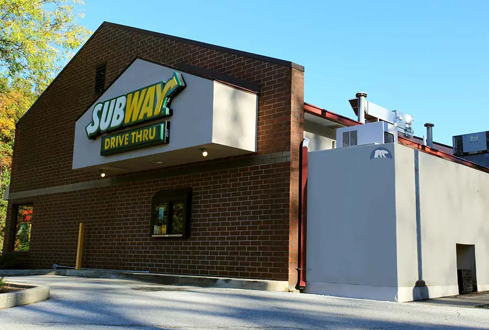Custom Subway Restaurant Walk-In Refrigerator