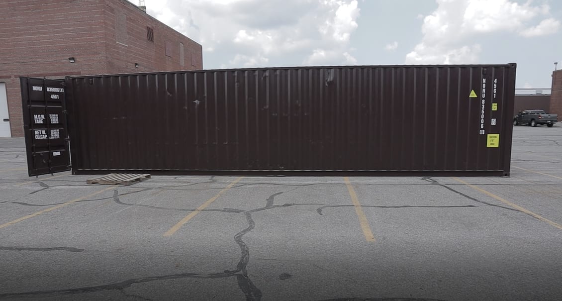 Black exterior of PKI freezer unit